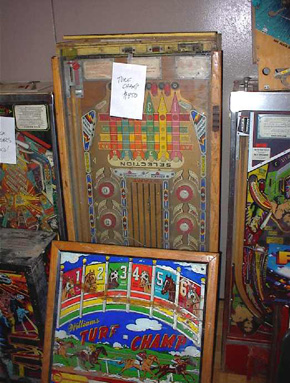 All kinds of pinball antiques show up at the show!